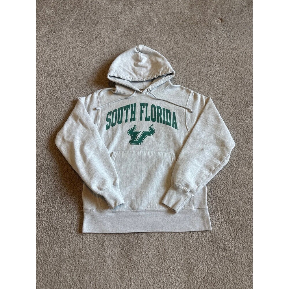 USF Bulls Reverse Weave Unisex Hoodie Size Small